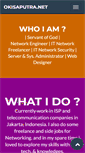 Mobile Screenshot of okisaputra.net